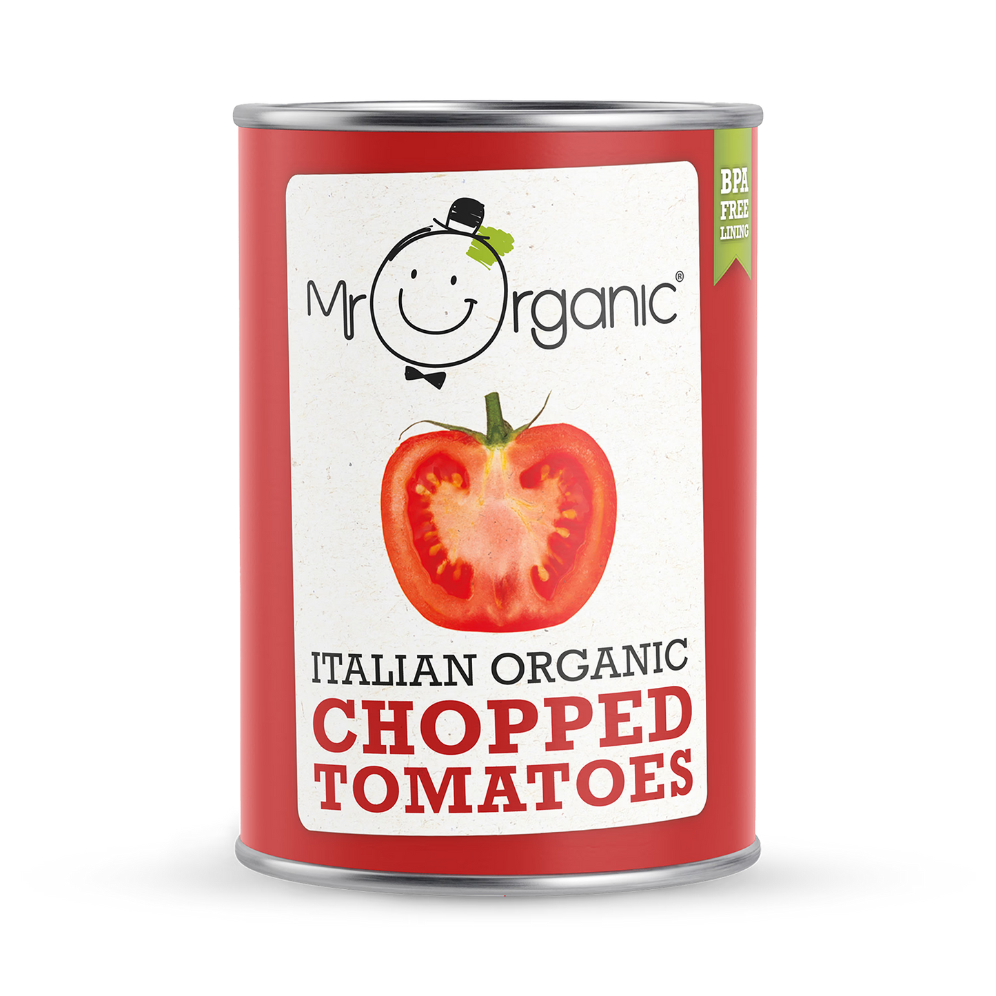 Mr Organic Chopped Tomato's 400g
