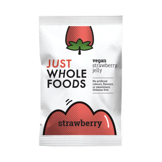 Just Wholefoods Strawberry Jelly Crystals 85g