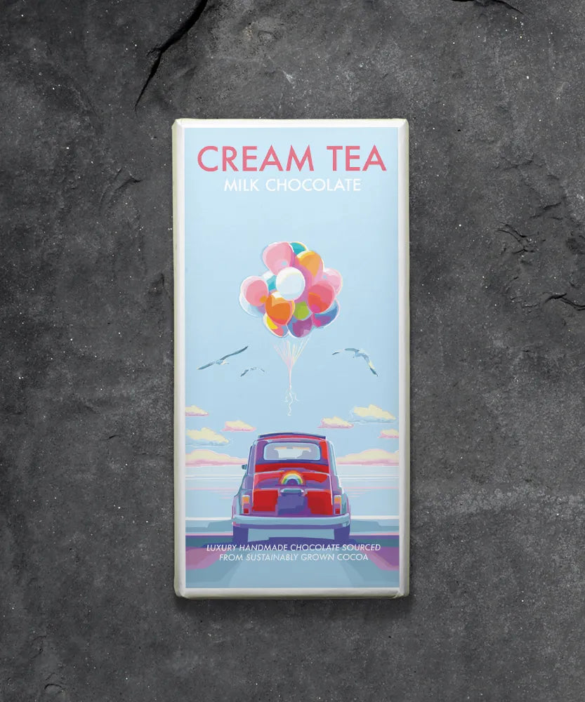 Kernow Cream Tea Milk Chocolate 100g