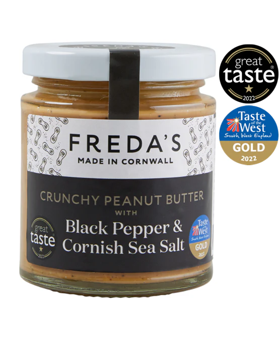 Freda's Peanut Butter Black Pepper Sea Salt 180g