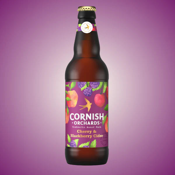 Cornish Orchards Cherry Blackberry Cider 500ml