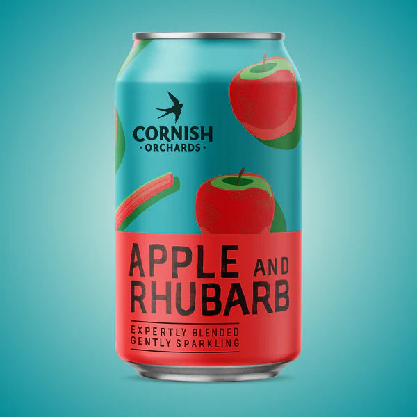 Cornish Orchards Apple Rhubarb 330ml