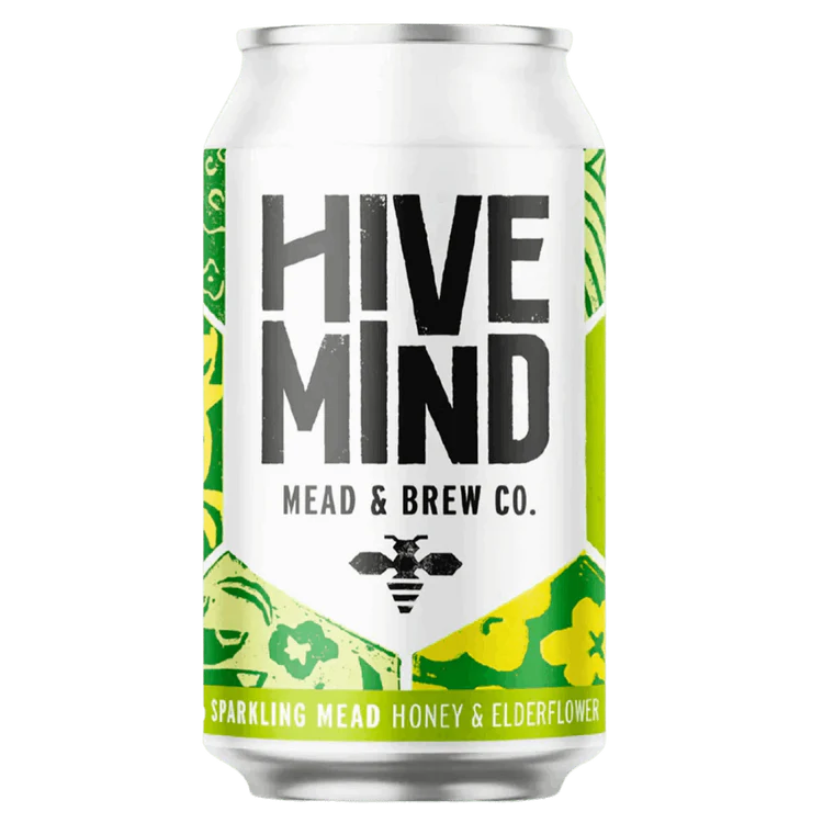 Hivemind Honey Elderflower Mead Can 330ml