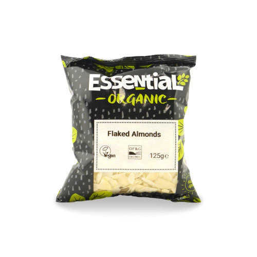 Essential Organic Flaked Almonds 125g