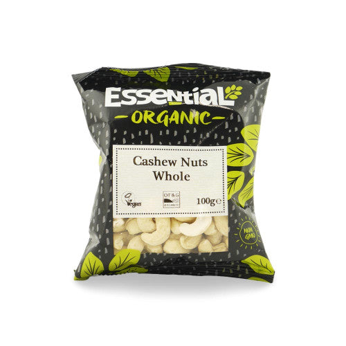 Essential Organic Cashew Whole 100g