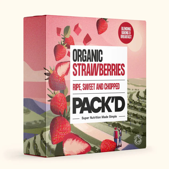 Packd Organic Strawberries 300g