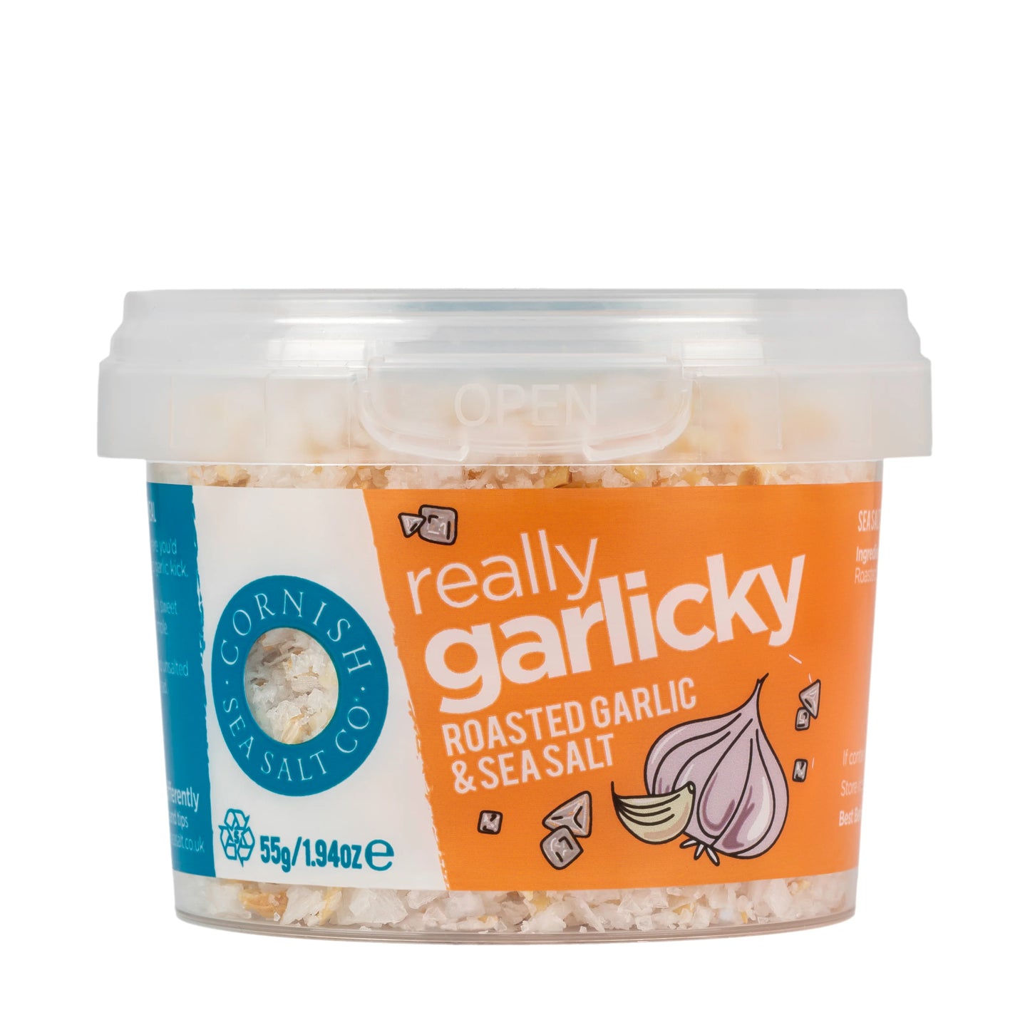 Cornish Sea Salt Garlicky 130G