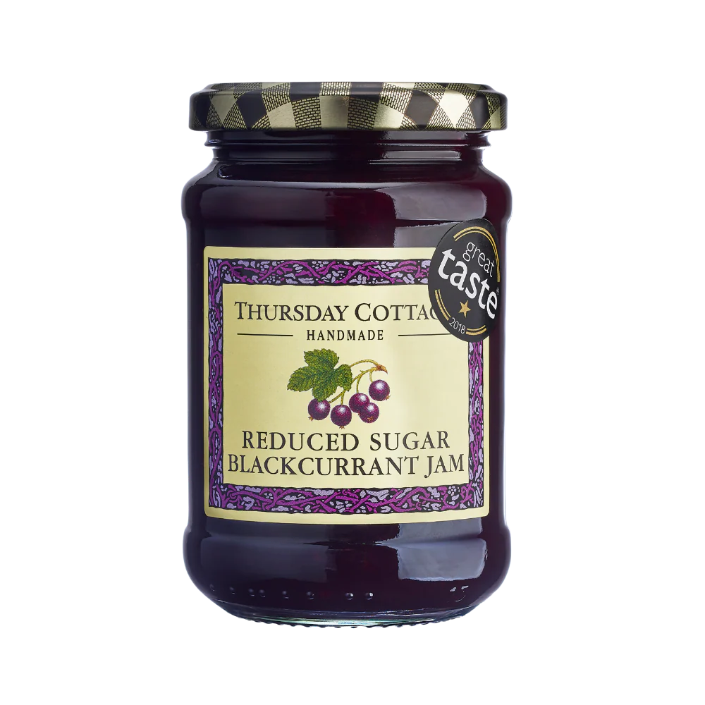 Thursday Cottage Reduced Sugar Blackcurrant Jam