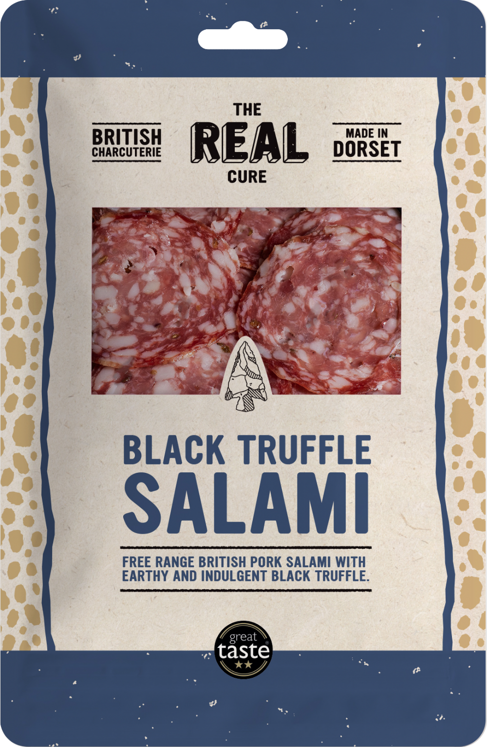 Real Cure Black Truffle Salami