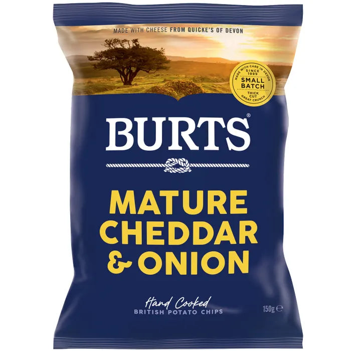 Burts Cheddar & Spring Onion 150g