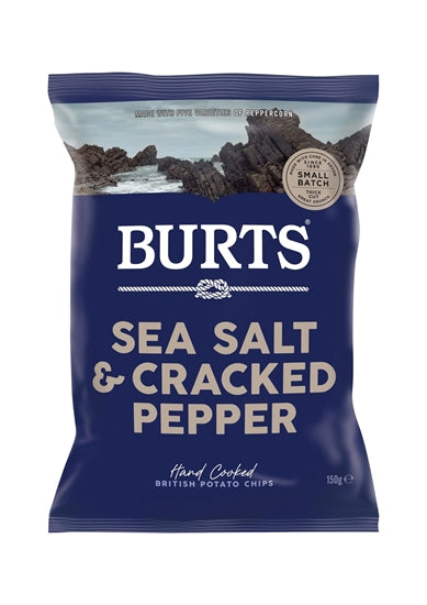 Burts Sea Salt Black Pepper 150g