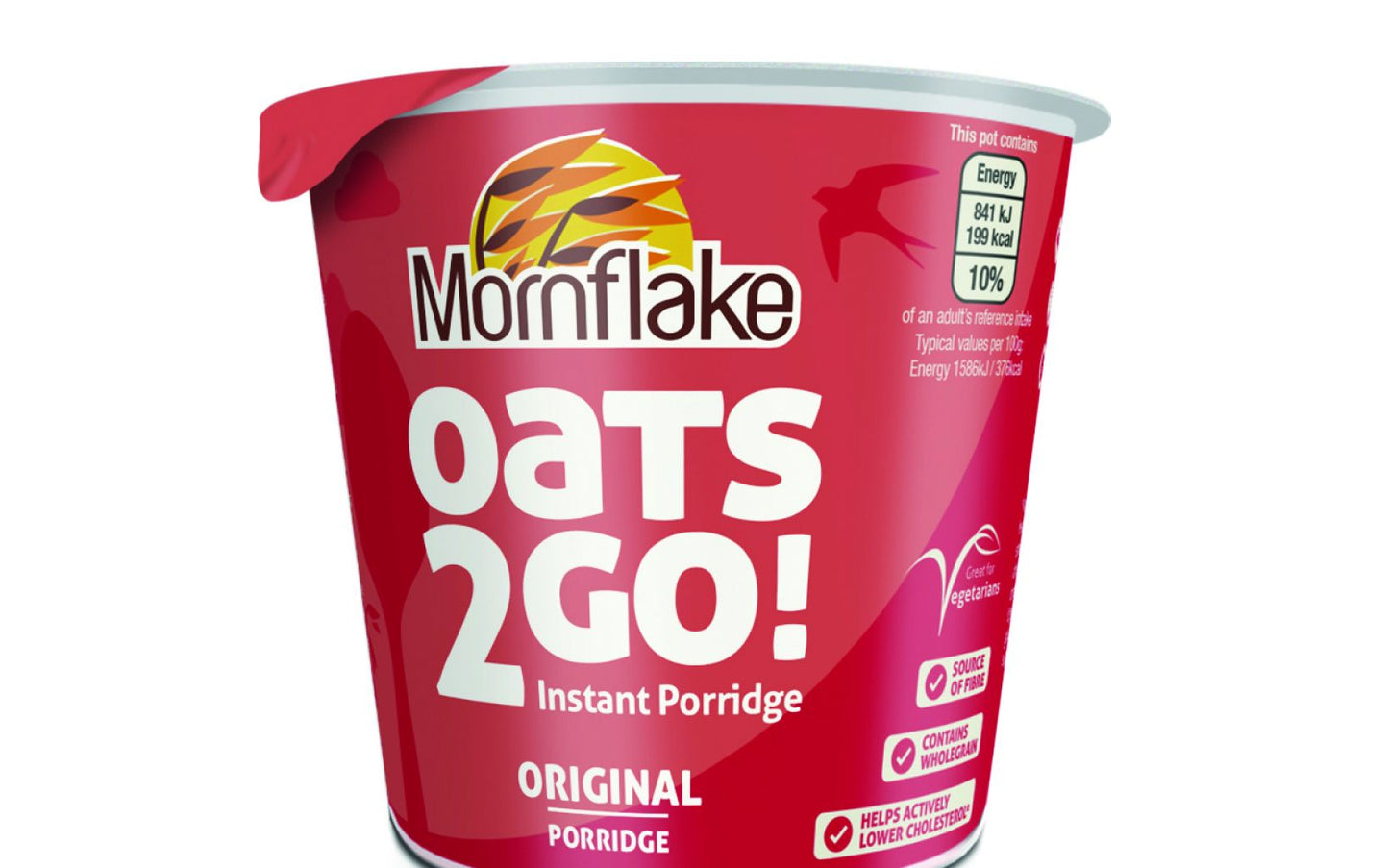 Mornflake Oats 2go 62g