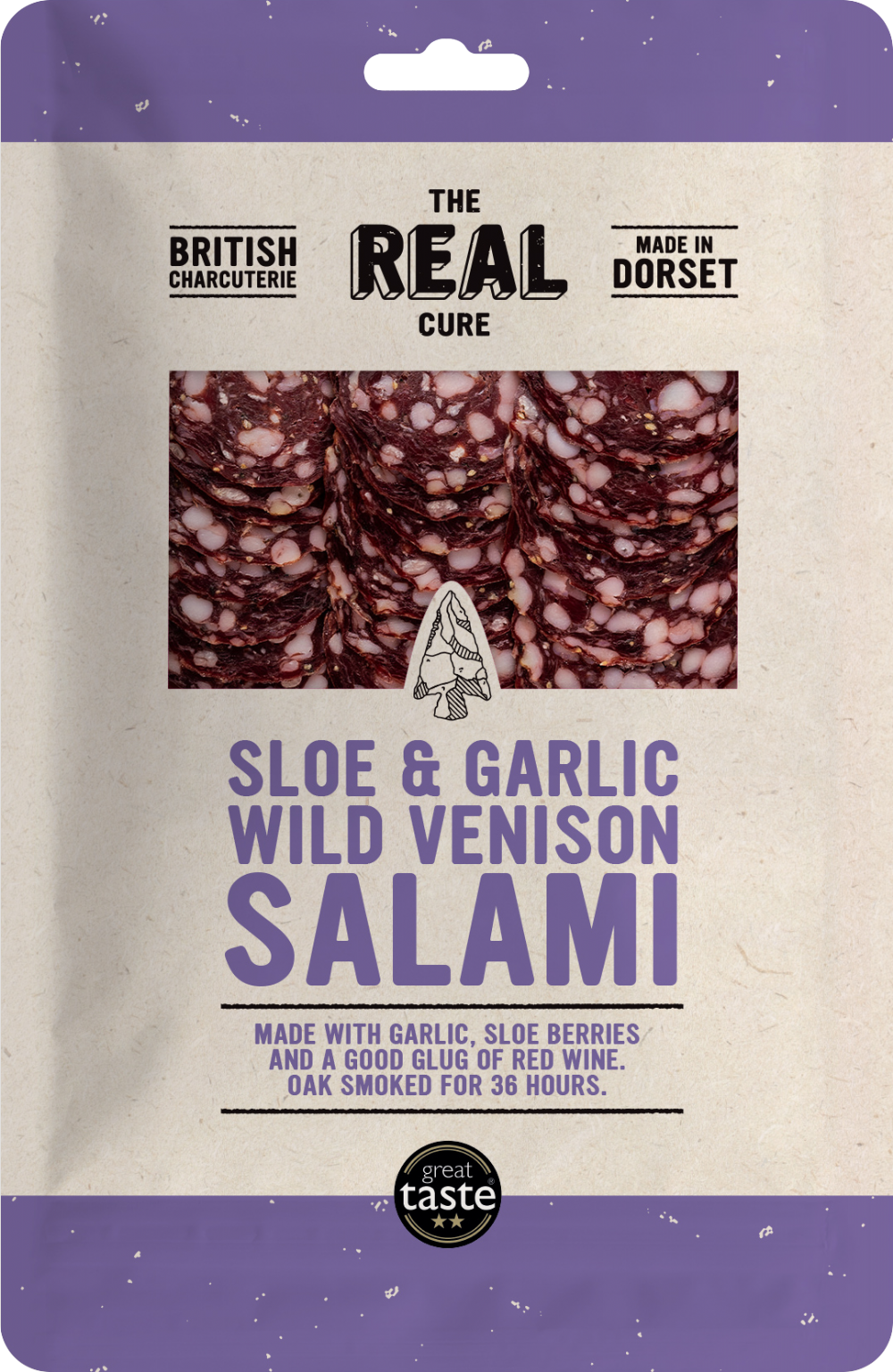 Real Cure Sloe Garlic Salami