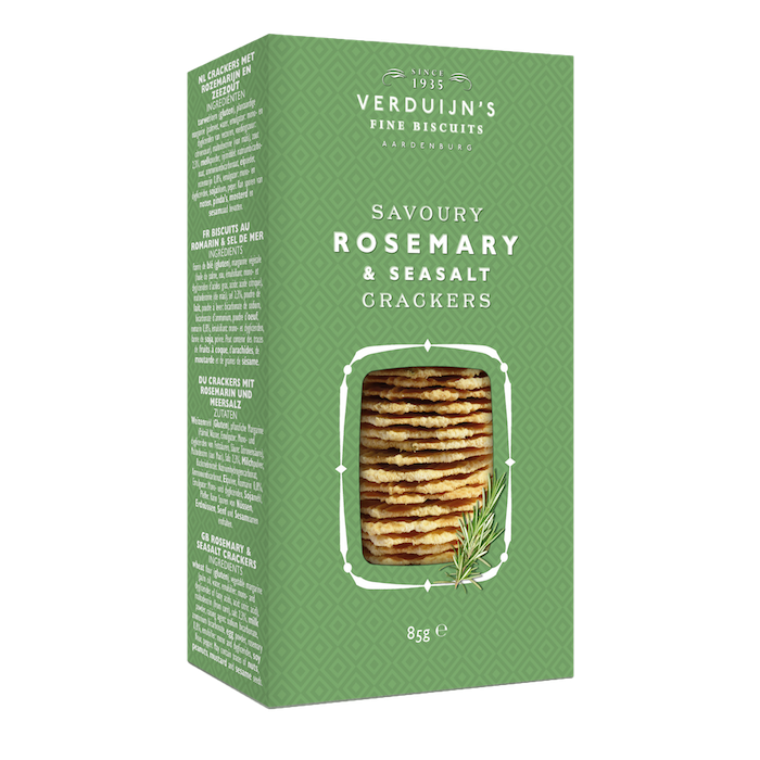 Verduijns Rosemary Seasalt Crackers