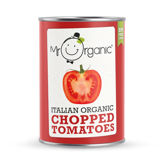 Mr Organic Chopped Tomato's 400g