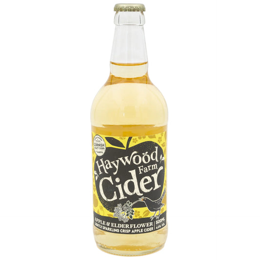 Haywood Farm Apple Elderflower Cider 500ml