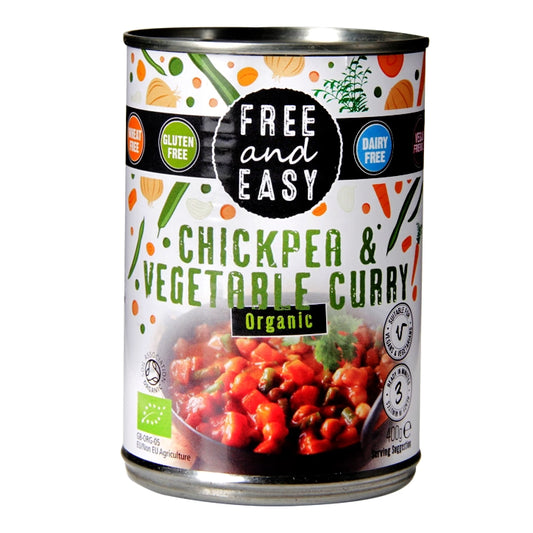 Free & Easy Chickpea Veg Curry 400g