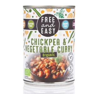 Free & Easy Organic Chickpea & Vegetable Curry 400g