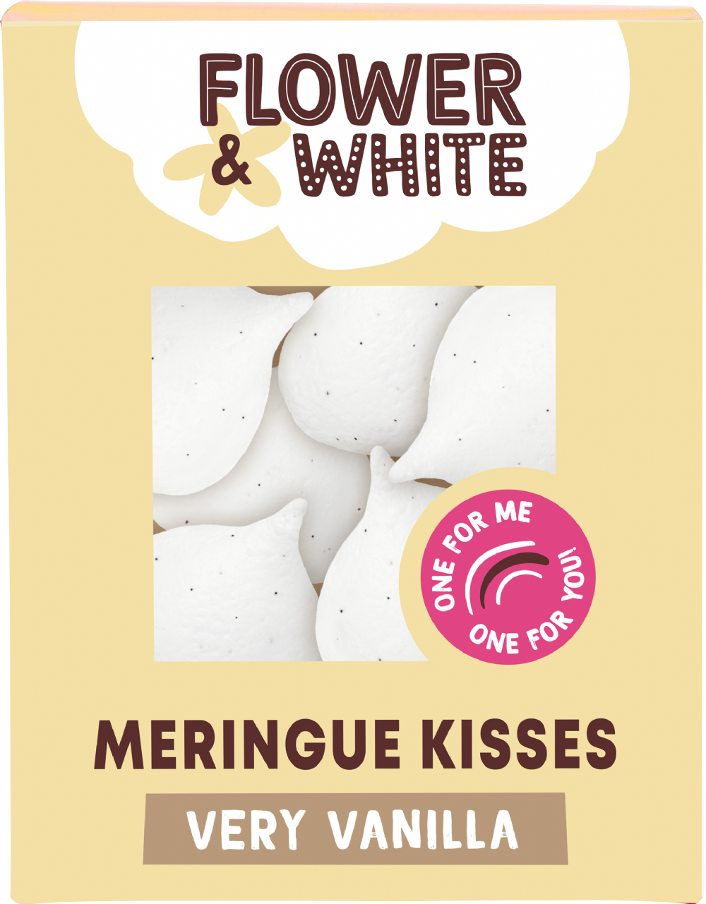 Flower & White Vanilla Meringue Kisses 100G