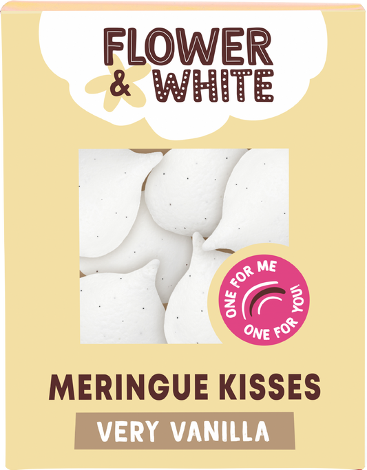 Flower & White Vanilla Meringue Kisses 100G