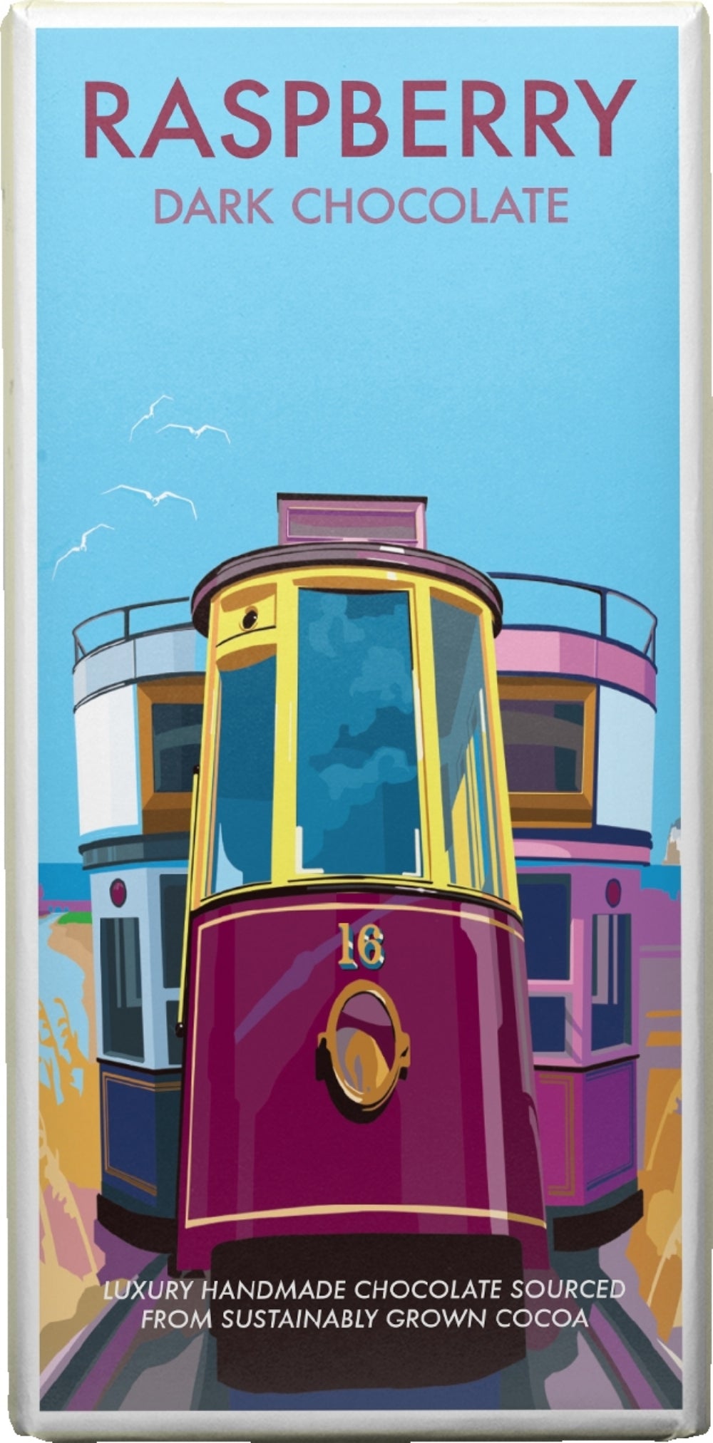 Kernow Raspberry Dark Chocolate 100g