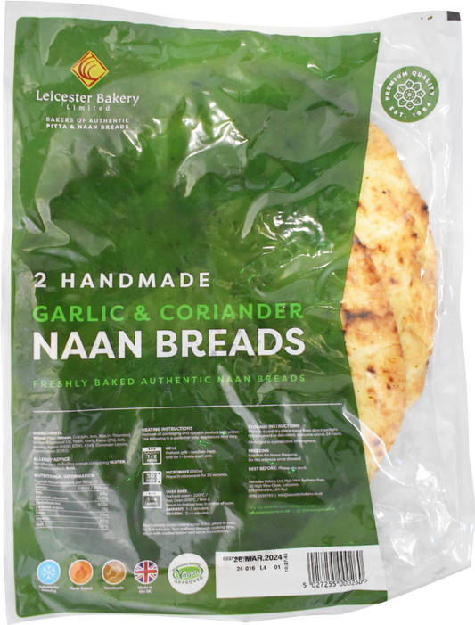 Leicester Bakery Garlic Coriander Naan