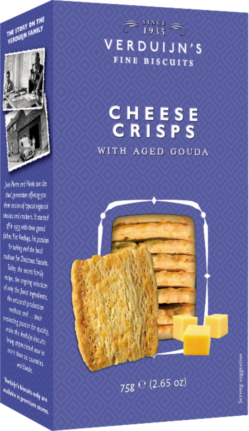 Verduijns Cheese Crisps 75g