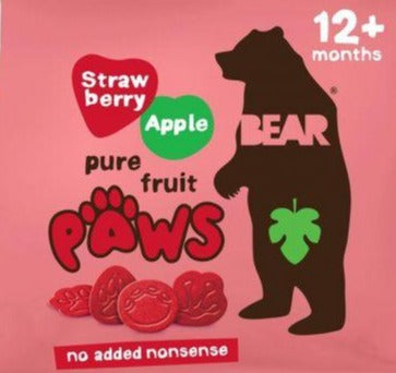 Bear Paws 20g Strawberry & Apple