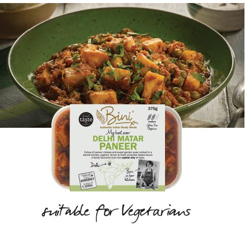 Binis Matar Paneer 375g