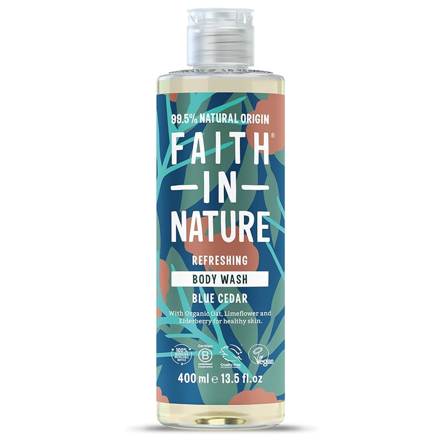 Faith in Nature Blue Cedar Bodywash 400ml