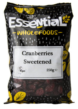 Essential Wholefoods Cranberries Sweetened 250g