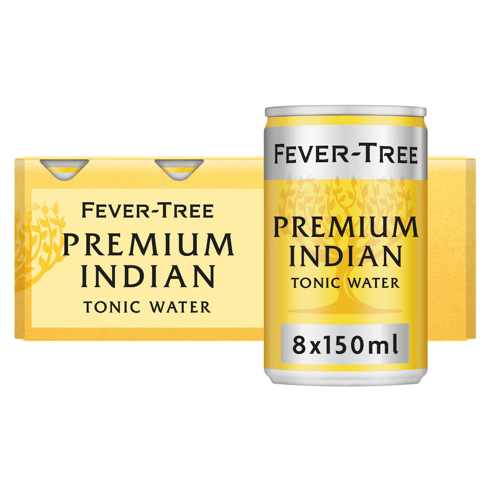 Fevertree Indian Tonic Water 8x150ml Can