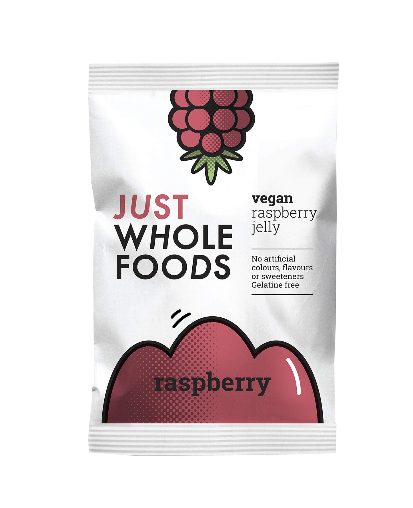 Just Wholefoods Raspberry Jelly Crystals