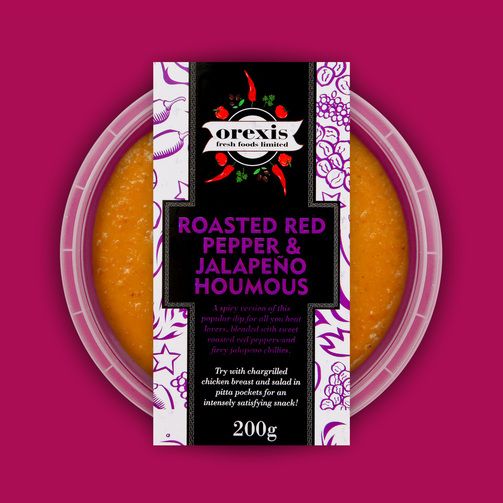 Orexis Red Pepper Jalapeno Houmous