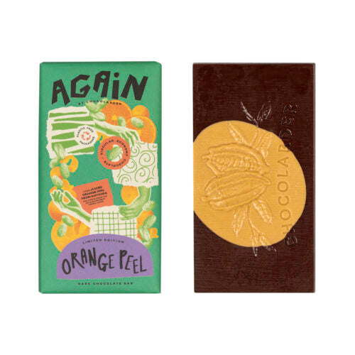 Chocolarder - Again Bar Orange Peel & Dark Chocolate 70g