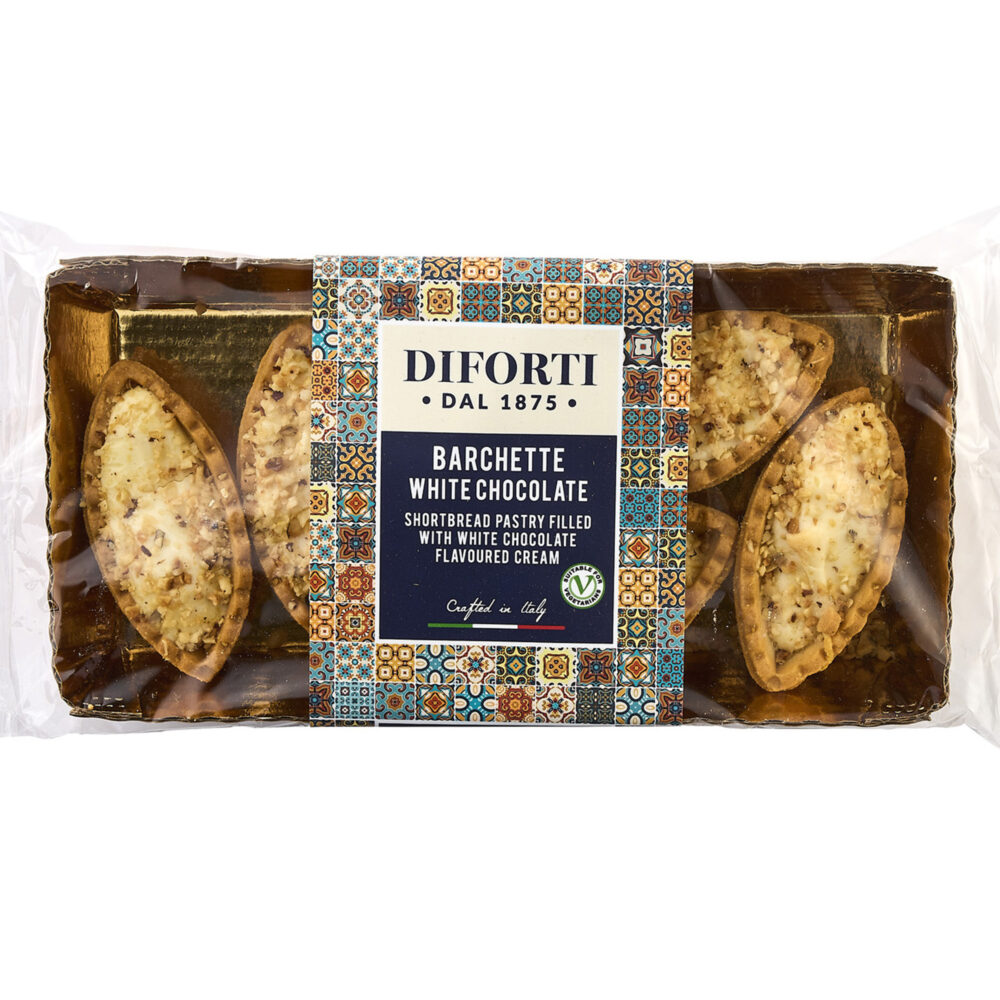 Diforti Barchette White Chocolate Cream 150g