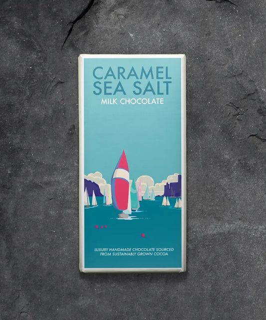 Kernow Caramel Seasalt Milk Chocolate 100g