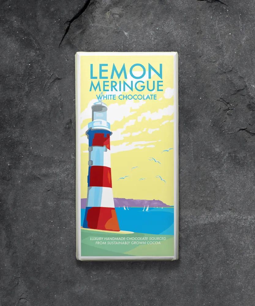 Kernow Lemon Meringue White Chocolate 100g