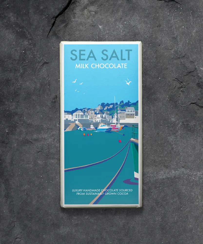 Kernow Seasalt Milk Chocolate 100g