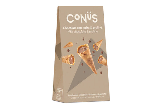 Conus Milk Chocolate Praline Cones