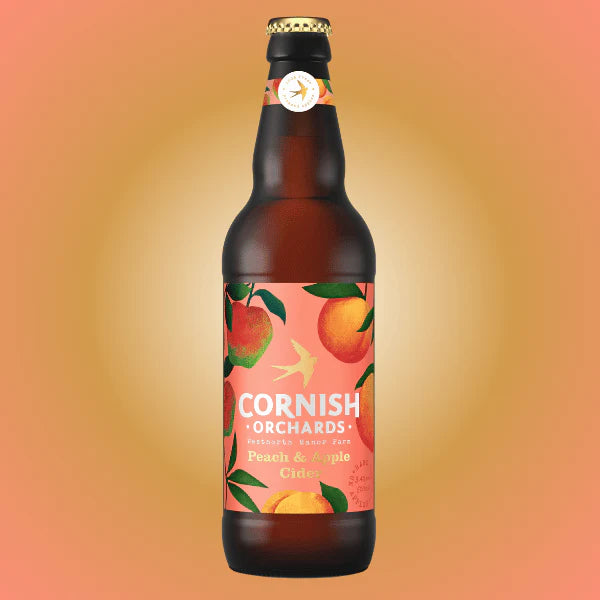 Cornish Orchards Peach & Apple Cider 500ML