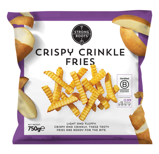 Strong Roots Crinkle Fries 750g