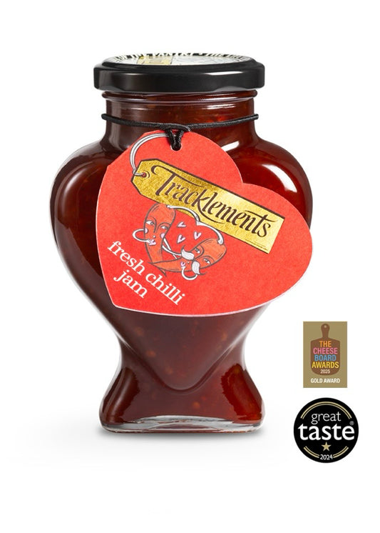 Tracklements Fresh Chilli Jam - Heart 350g