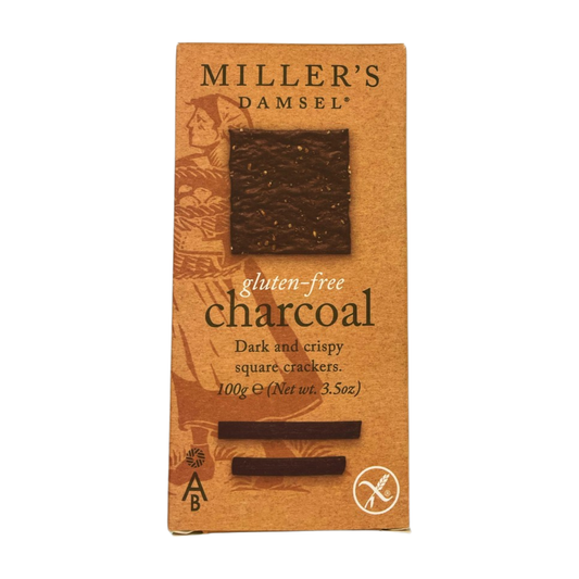 Millers Damsel GF Charcoal Crackers 100g