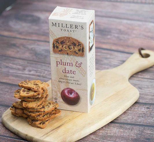 Millers Toast Plum Date 100g