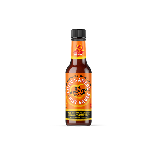 Burrito Kitchen Chile De Arbol Hot Sauce 160g