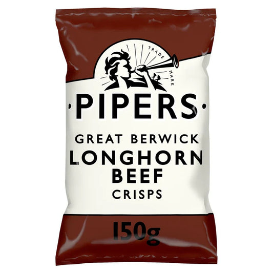 Pipers Longhorn Beef Crisps