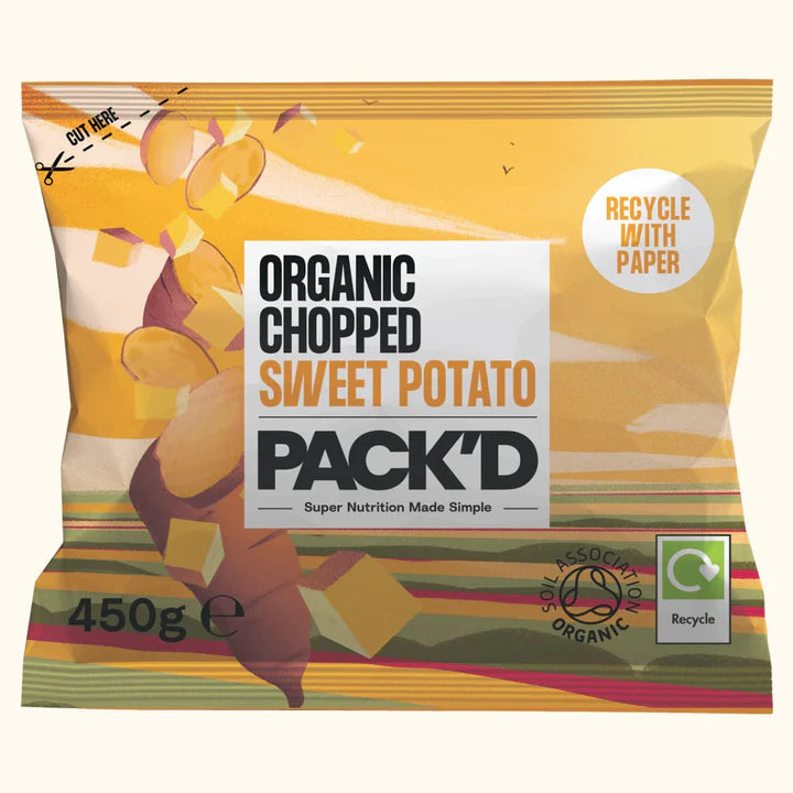 Packd Organic Sweet Potato 450g