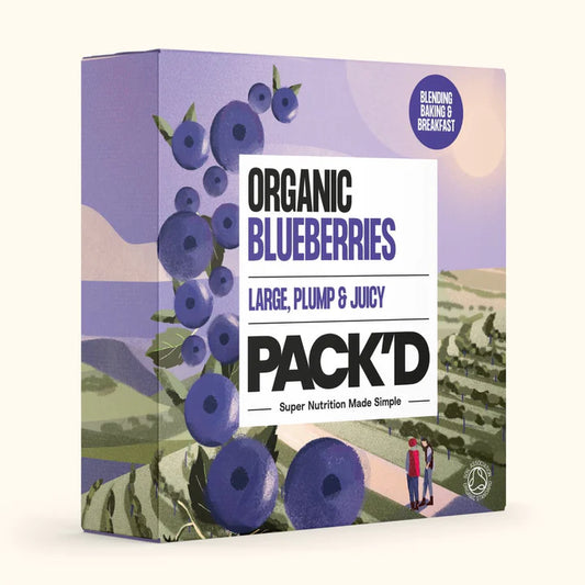 Packd Organic Blueberries 300g