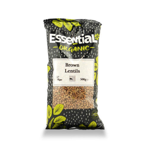 Essential Organic Brown Lentils 500g